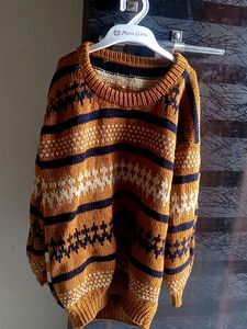 New Hand 👍 Made Wool Sweater ❤️ With Love
