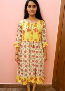 Xxl Floral Print Kurta