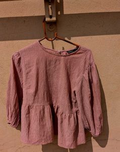 Cute Ruffled Peplum Only top