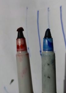 12 Markers(Old) And 2 Ink (New)