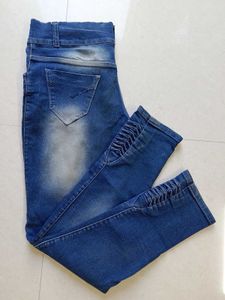 Navy Blue Stylish Strechable Jeans For Women🎀