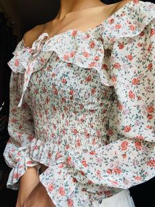 Floral Off-Shoulder Top