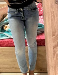 Skinny Blue Jeans