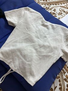 Zara Front Tie Crop Top