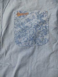 Small Size Blue Casual Shirt/ Basics Brand