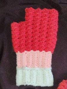Handmade Crochet Fingerless Gloves