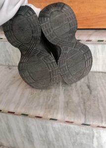 Black Chunky Platform Sneakers