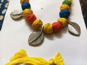 Handicraft Beads Necklace With Peacock Earings
