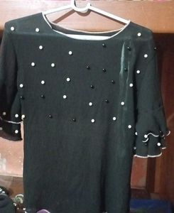 Elegant Beaded Top