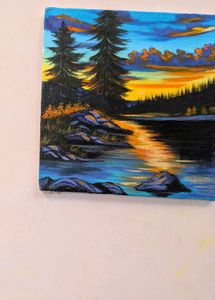 Mini Original Landscape Painting