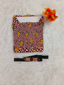 Floral Print Top with belt ,each 299 only