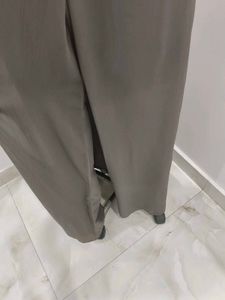 Elegant Gray Maxi Dress