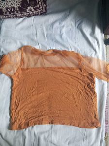 Mustard Crop Top