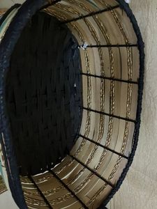 Woven Storage Nlue Gold Basket