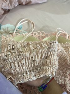 Pink Brallete Top