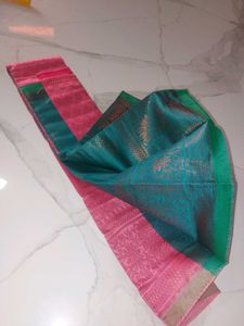 Pink saree