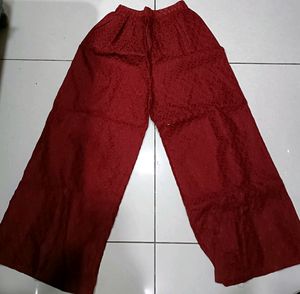 Embroidery Fabric Palazzo