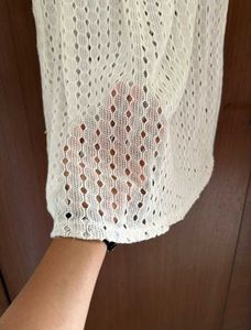 Summer White Net Dress