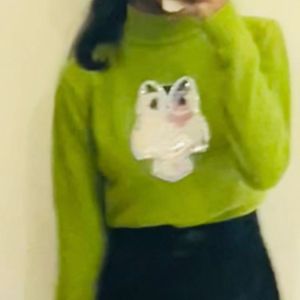 Green Long Sleeve Sweater