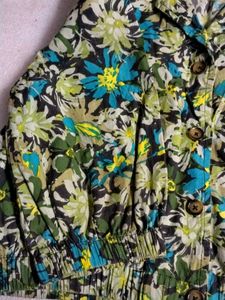 Floral Print Crop Top