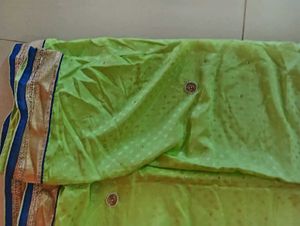 Elegant Green Saree