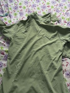 Embellished Olive Green Top