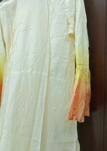 Dip-Dyed Wrap Dress