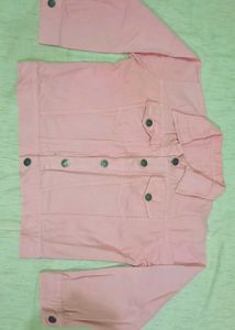 Pink Denim Jacket
