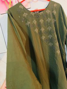 Green Long Kurti