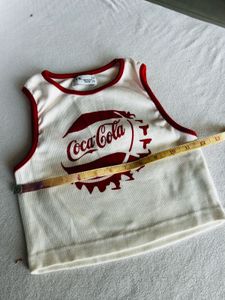 Red white Coca Cola Top - NWT