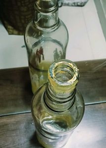 DIY Wine Bottle Planter
