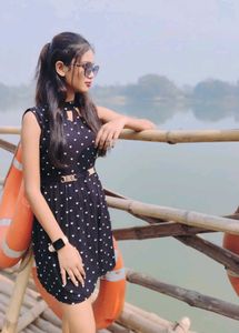 Polka Dot Mini Dress