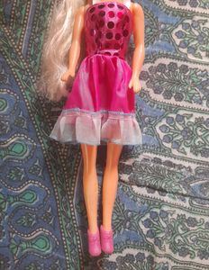 🌌COMBO Fashion Model Blonde Long Hair Purple Color Stylish Dressed Barbie +1 Barbie Heels. Like New Barbie Doll Toy(Barbie Dress, Princess Barbie Accessories)For Kids, Childrens, Girls, Boy.