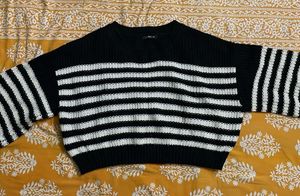 Striped Knit Sweater