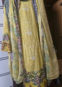 Yellow pakistani dress