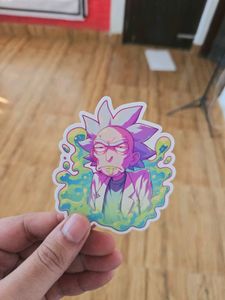 Rick Sanchez (Rick And Morty) Two Stickers