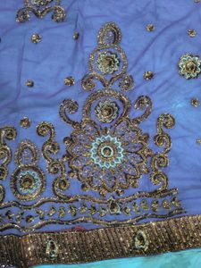 Vintage purple saree.