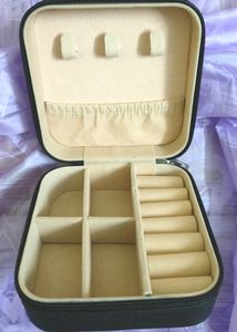 Black Jewellery Box Organiser For Women Portabl