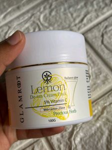 Glamroot Lemon De-Tan Cream Pack – 5% Vitamin C (1