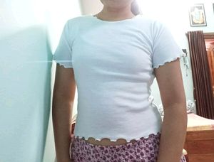 White Crop Top