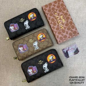 COACH X PEANUT LONG ZIPPER WALLET