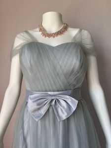 Grey Premium tulle gown