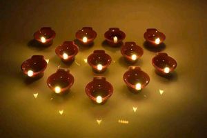 Diwali Diyas (Set of 12)