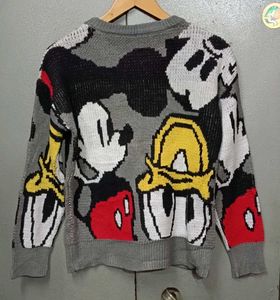 Vintage Mickey Mouse Graphic Knit Sweater