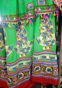 Green Garba Choli