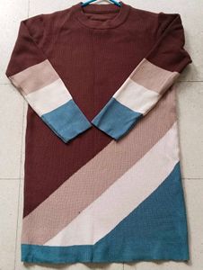 Color Block Sweater Dress