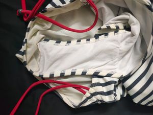 499RS.Strapless Swimwear