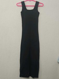 Black Bodycon Midi Dress