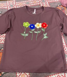 Flower Embroidery Top