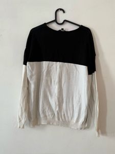 Chic Graphic Print Sweater